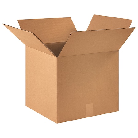16 in x 16 in x 14 in Shipping Box, Kraft, Corrugate, Single Wall, 32 ECT MPN:11A746