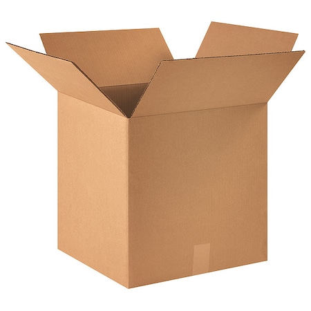 16 in x 16 in x 16 in Shipping Box, Kraft, Corrugate, Single Wall, 32 ECT MPN:11A747