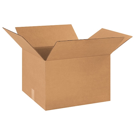 18 in x 16 in x 12 in Shipping Box, Kraft, Corrugate, Single Wall, 32 ECT MPN:11A770