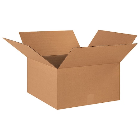 18 in x 18 in x 10 in Shipping Box, Kraft, Corrugate, Single Wall, 32 ECT MPN:11A773