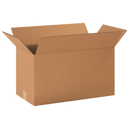 20 in x 10 in x 12 in Shipping Box, Kraft, Corrugate, Single Wall, 32 ECT MPN:11A786