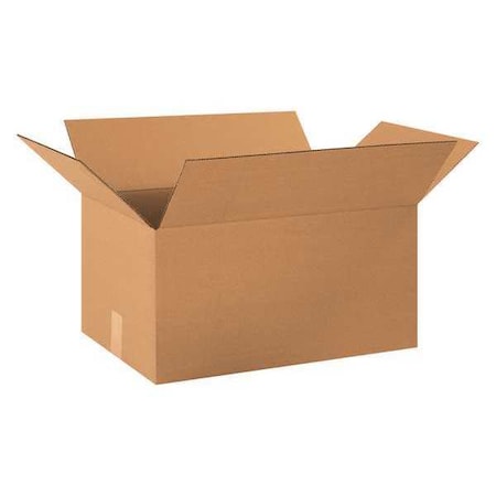 20 in x 13 in x 10 in Shipping Box, Kraft, Corrugate, Single Wall, 32 ECT MPN:11A789