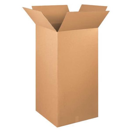 24 in x 24 in x 48 in Shipping Box, Kraft, Corrugate, Single Wall, 32 ECT MPN:11G117