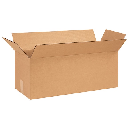 26 in x 10 in x 10 in Shipping Box, Kraft, Corrugate, Single Wall, 32 ECT MPN:11G121
