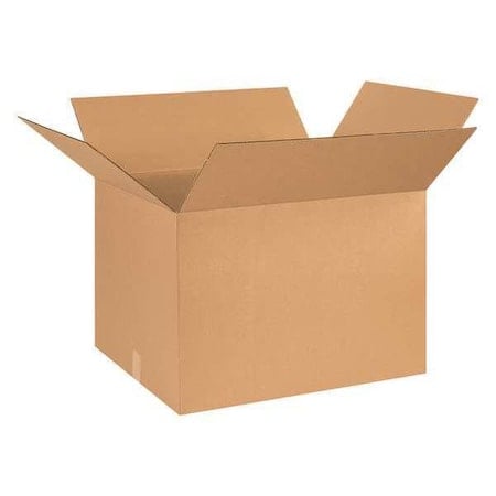 26 in x 20 in x 18 in Shipping Box, Kraft, Corrugate, Single Wall, 32 ECT MPN:11G133