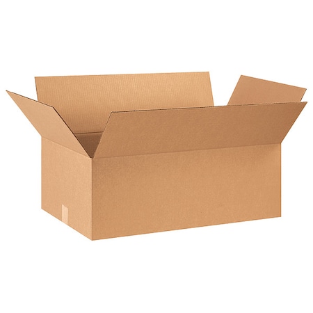 28 in x 16 in x 10 in Shipping Box, Kraft, Corrugate, Single Wall, 32 ECT MPN:11G142