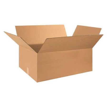 28 in x 20 in x 12 in Shipping Box, Kraft, Corrugate, Single Wall, 32 ECT MPN:11G147