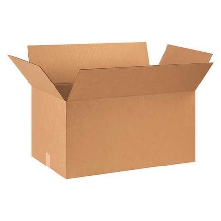 29 in x 17 in x 15 in Shipping Box, Kraft, Corrugate, Single Wall, 32 ECT MPN:11G153
