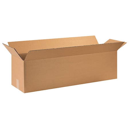 36 in x 10 in x 10 in Shipping Box, Kraft, Corrugate, Single Wall, 32 ECT MPN:11G175