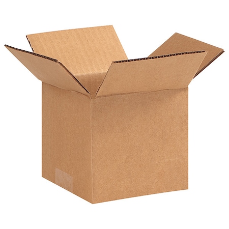 5 in x 5 in x 4 in Shipping Box, Kraft, Corrugate, Single Wall, 32 ECT MPN:11K582