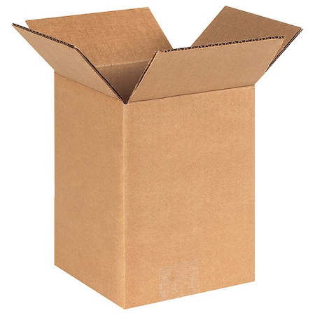 6 in x 6 in x 8 in Shipping Box, Kraft, Corrugate, Single Wall, 32 ECT MPN:11K590