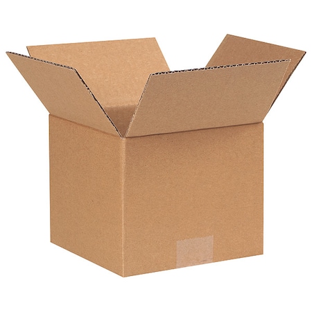 7 in x 7 in x 6 in Shipping Box, Kraft, Corrugate, Single Wall, 32 ECT MPN:11K597