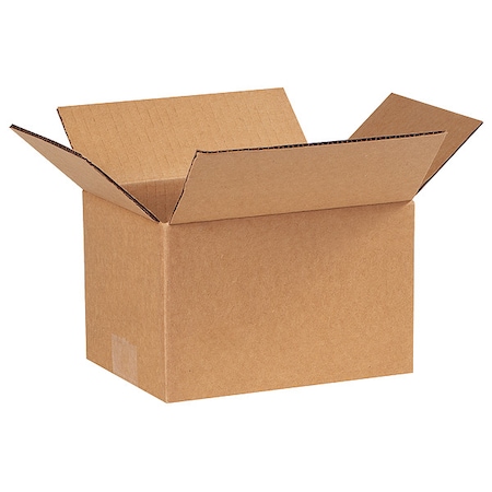 8 in x 6 in x 5 in Shipping Box, Kraft, Corrugate, Single Wall, 32 ECT MPN:11K605