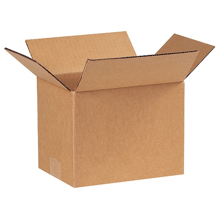 8 in x 6 in x 6 in Shipping Box, Kraft, Corrugate, Single Wall, 32 ECT MPN:11K606