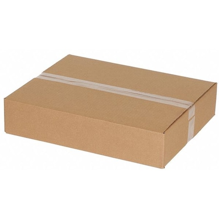 8 in x 8 in x 4 in Shipping Box, Kraft, Corrugate, Single Wall, 32 ECT MPN:11K609