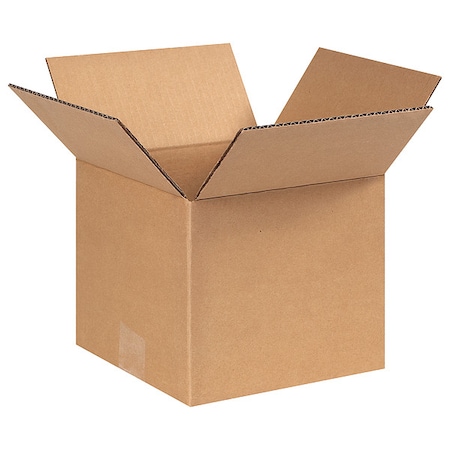 8 in x 8 in x 7 in Shipping Box, Kraft, Corrugate, Single Wall, 32 ECT MPN:11K612