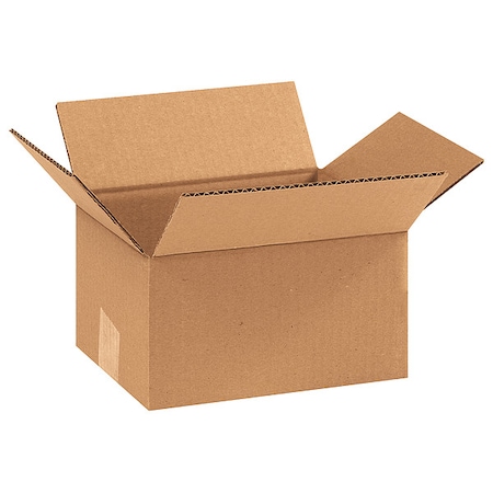 9 in x 7 in x 5 in Shipping Box, Kraft, Corrugate, Single Wall, 32 ECT MPN:11K620