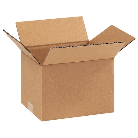 9 in x 7 in x 6 in Shipping Box, Kraft, Corrugate, Single Wall, 32 ECT MPN:11K621