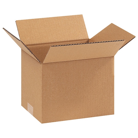 9 in x 7 in x 7 in Shipping Box, Kraft, Corrugate, Single Wall, 32 ECT MPN:11K622