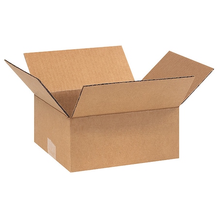 9 in x 8 in x 4 in Shipping Box, Kraft, Corrugate, Single Wall, 32 ECT MPN:11K623