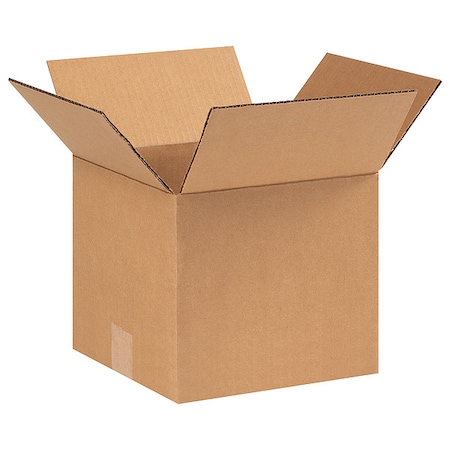 9 in x 9 in x 8 in Shipping Box, Kraft, Corrugate, Single Wall, 32 ECT MPN:11K629