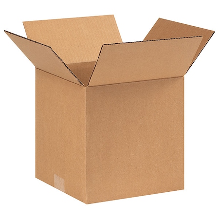 9 in x 9 in x 9 in Shipping Box, Kraft, Corrugate, Single Wall, 32 ECT MPN:11K630
