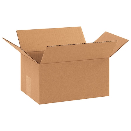 10 in x 7 in x 5 in Shipping Box, Kraft, Corrugate, Single Wall, 32 ECT MPN:11K636