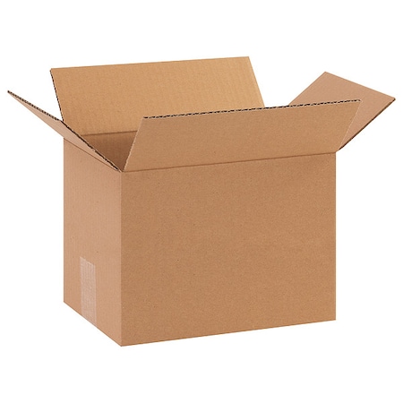 10 in x 7 in x 7 in Shipping Box, Kraft, Corrugate, Single Wall, 32 ECT MPN:11K637