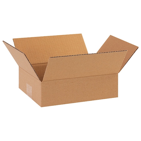 10 in x 8 in x 3 in Shipping Box, Kraft, Corrugate, Single Wall, 32 ECT MPN:11K638