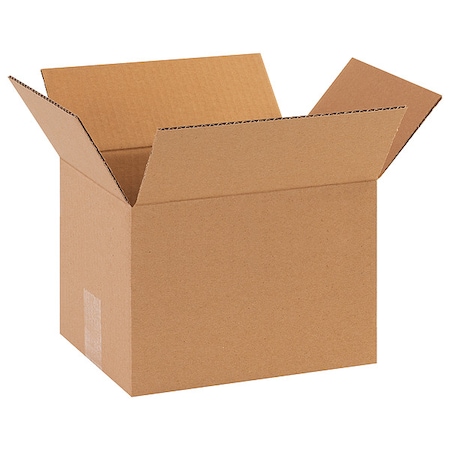10 in x 8 in x 7 in Shipping Box, Kraft, Corrugate, Single Wall, 32 ECT MPN:11R187