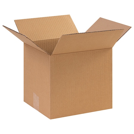 10 in x 9 in x 9 in Shipping Box, Kraft, Corrugate, Single Wall, 32 ECT MPN:11R190
