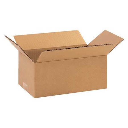 11 in x 6 in x 4 in Shipping Box, Kraft, Corrugate, Single Wall, 32 ECT MPN:11R191