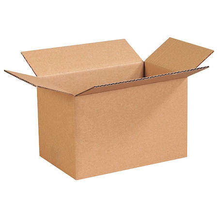 11 in x 7 in x 7 in Shipping Box, Kraft, Corrugate, Single Wall, 32 ECT MPN:11R192