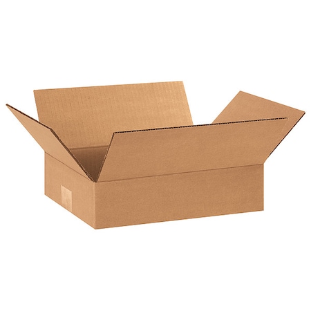 12 in x 9 in x 3 in Shipping Box, Kraft, Corrugate, Single Wall, 32 ECT MPN:11R209