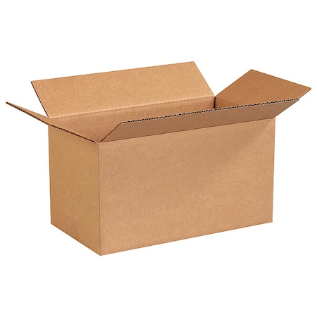 13 in x 7 in x 7 in Shipping Box, Kraft, Corrugate, Single Wall, 32 ECT MPN:11R216