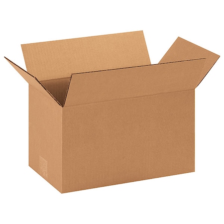 14 in x 8 in x 8 in Shipping Box, Kraft, Corrugate, Single Wall, 32 ECT MPN:11R225