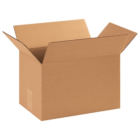 15 in x 8 in x 8 in Shipping Box, Kraft, Corrugate, Single Wall, 32 ECT MPN:11R227