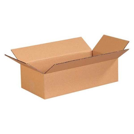 16 in x 8 in x 4 in Shipping Box, Kraft, Corrugate, Single Wall, 32 ECT MPN:11R230