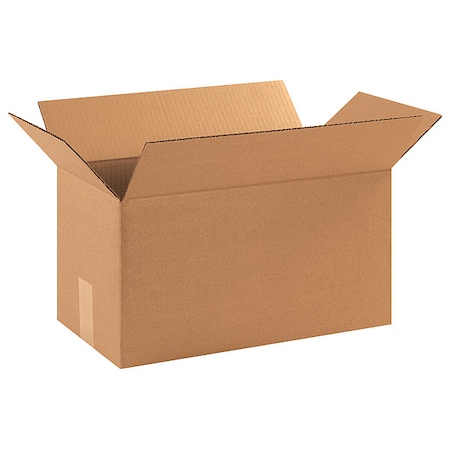 17 in x 9 in x 9 in Shipping Box, Kraft, Corrugate, Single Wall, 32 ECT MPN:11R234