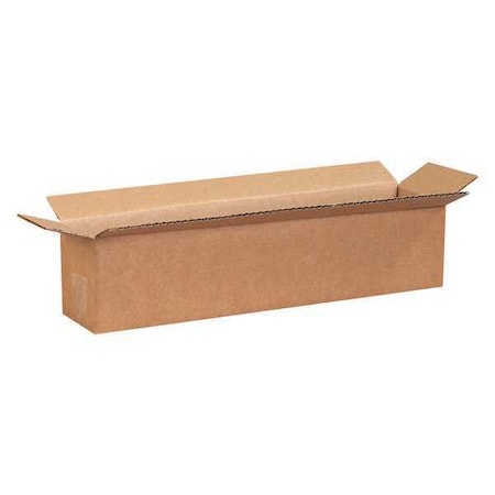 18 in x 4 in x 4 in Shipping Box, Kraft, Corrugate, Single Wall, 32 ECT MPN:11R235