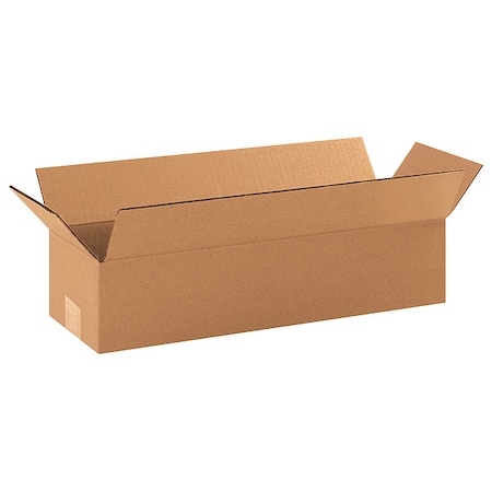 18 in x 6 in x 4 in Shipping Box, Kraft, Corrugate, Single Wall, 32 ECT MPN:11R236