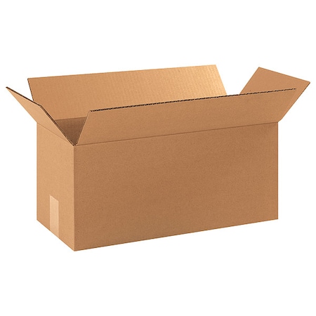 18 in x 8 in x 8 in Shipping Box, Kraft, Corrugate, Single Wall, 32 ECT MPN:11R239