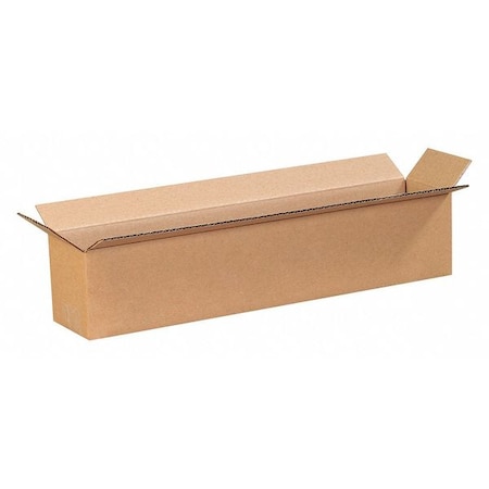 20 in x 4 in x 4 in Shipping Box, Kraft, Corrugate, Single Wall, 32 ECT MPN:11R241