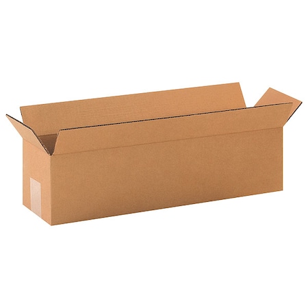 20 in x 5 in x 5 in Shipping Box, Kraft, Corrugate, Single Wall, 32 ECT MPN:11R242