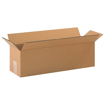 20 in x 6 in x 6 in Shipping Box, Kraft, Corrugate, Single Wall, 32 ECT MPN:11R243