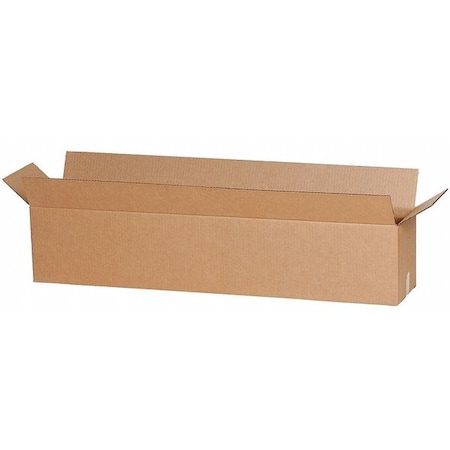 48 in x 8 in x 8 in Shipping Box, Kraft, Corrugate, Single Wall, 32 ECT MPN:11R279