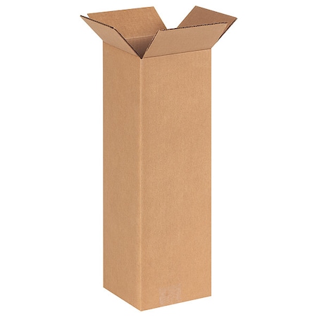 6 in x 6 in x 18 in Shipping Box, Kraft, Corrugate, Single Wall, 32 ECT MPN:11R284