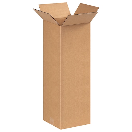 8 in x 8 in x 20 in Shipping Box, Kraft, Corrugate, Single Wall, 32 ECT MPN:11R299