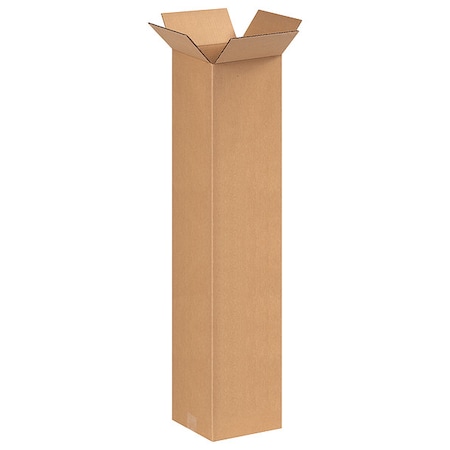 8 in x 8 in x 36 in Shipping Box, Kraft, Corrugate, Single Wall, 32 ECT MPN:11R303