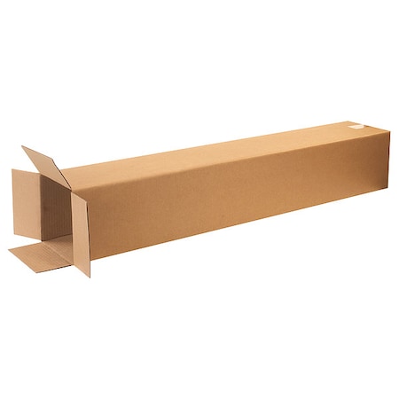 8 in x 8 in x 48 in Shipping Box, Kraft, Corrugate, Single Wall, 32 ECT MPN:11R305